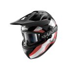 Casque int�gral shark explore - r peka noir / rouge / blanc - xs
