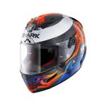Casque int�gral shark race - r pro carbon lorenzo 2019 carbone / bleu / rou