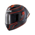 Casque int�gral shark race - r pro gp lorenzo winter test 2019 mat noir