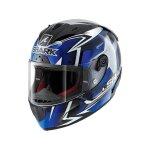 Casque int�gral shark race - r pro oliveira 2019 noir / bleu / blanc - xs