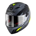 Casque int�gral shark race - r pro sauer mat anthracite / noir / jaune - xs