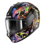Casque int�gral shark ridill 2 racing beast black / violet / yellow - l