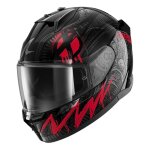 Casque int�gral shark d - skwal 3 shiever black / anthracite / red - xs