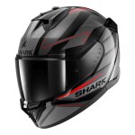 Casque int�gral shark d - skwal 3 sizler noir / anthracite / rouge - xl
