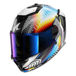 Casque int�gral shark spartan gt pro carbon sthyr carbone / white / chrom