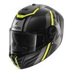 Casque int�gral shark spartan rs carbon shawn carbone / jaune / anthracit