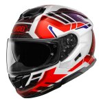 Casque int�gral shoei gt - air 3 hike tc - 10 noir / blanc / rouge - s