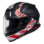 Casque int�gral shoei nxr2 knee down tc - 5 noir / rouge / blanc - s