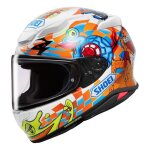 Casque intégral shoei nxr2 yagyo tc - 2 orange / blanc / jaune - s Casque intégral shoei nxr2 yagyo tc - 2 orange / blanc / jaune - s