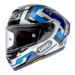 Casque int�gral shoei x - spirit iii brink bleu / blanc - xl
