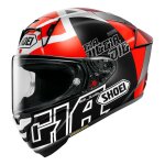 Casque intgral shoei x - spr pro diggia2 tc1 noir / rouge / blanc - xs
