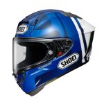 Casque intgral shoei x - spr pro a. marquez 73 v2 tc - 2 bleu / blanc - l