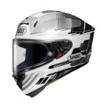Casque intgral shoei x - spr pro proxy tc - 6 blanc / gris / noir - xs
