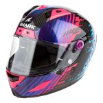 Casque intgral skark aeron edgy carbon / blue / chrome - s