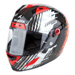 Casque intgral skark aeron edgy carbon / red / chrome - xs