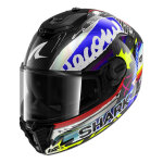 Casque int�gral skark spartan rs carbon streetrush carbon / blue / chrome