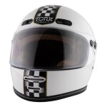 Casque intgral torx barry legend racer blanc - s