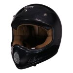 Casque intgral torx brad glitter noir - xs