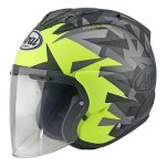 Casque jet arai sz - r evo mimesis jaune - m