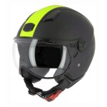 Casque jet astone ksr 2 mat noir / jaune - xs