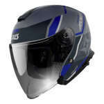 Casque jet axxis mirage sv damasko gris / bleu mat - xs Casque jet axxis mirage sv damasko gris / bleu mat - xs