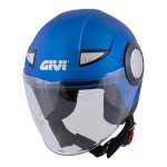 Casque jet enfant givi junior 5 solid color bleu clair mat - m / 52