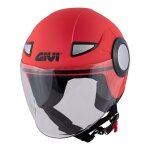 Casque jet enfant givi junior 5 solid color rouge brillant - m / 52