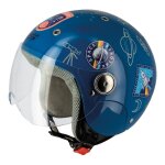 Casque jet enfant s - line s775 space bleu (ece 22. 05) - l