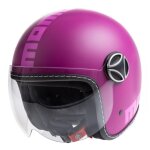 Casque jet enfant momo design baby jet violet mat / rose - xs