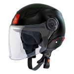 Casque jet enfant mt helmets lite solid matt black - y - s