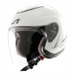 Casque jet femme astone ks mono color blanc - xs
