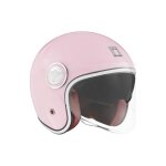 Casque jet femme nox premium heritage rose pastel - xs