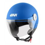 Casque jet givi 10. 7 mini - j solid color bleu m�tallique mat - xs / 54