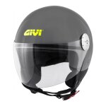 Casque jet givi 10. 7 mini - j solid color gris mat - xs / 54