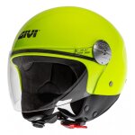 Casque jet givi 10. 7 mini - j solid color jaune fluo - xs / 54