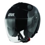 Casque jet givi x. 22 planet solid noir brillant (ece 22. 05) - s