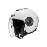 Casque jet hjc i40n uni blanc perle semi - mat - 2xl