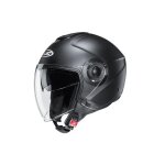 Casque jet hjc i40n uni noir semi - mat - l