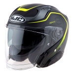 Casque jet hjc rpha 31 kouv mc3hsf noir / gris / jaune mat - s