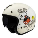 Casque jet hjc v31 disney mickey sketch mc1sf beige / blanc / rouge mat - x