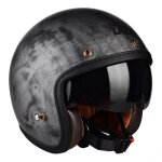Casque jet lazer mambo evo cafe racer alu mat - xs