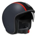 Casque jet momo design blade gris mat / rouge - xxs