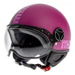 Casque jet momo design fgtr classic violet / rose - xxs