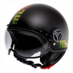 Casque jet momo design fgtr pixel noir mat - s