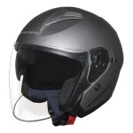 Casque jet mt helmets boulevard sv gris titanium mat (ece 22. 05) - xs