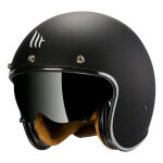 Casque jet mt helmet le mans 2 sv noir mat (ece 22. 05) - xs