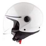 Casque jet mt helmets street uni blanc ece 22. 06 - xs