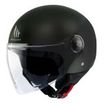 Casque jet mt helmets street uni noir mat ece 22. 06 - l
