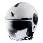 Casque jet mt helmets viale sv uni blanc ece 22. 06 - xs