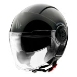 Casque jet mt helmets viale sv uni noir ece 22. 06 - 2xs